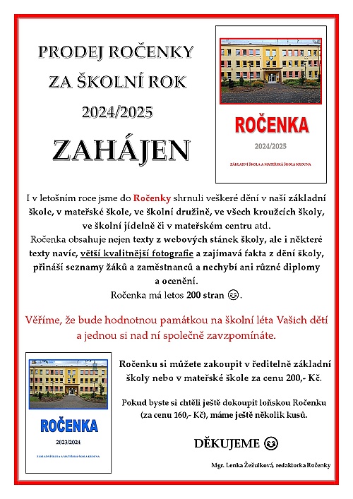 Prodej Ro enky Za koln Rok 2024 2025 Z A M Krouna prodej-ro-enky-za-koln-rok-2024-2025-z-a-m-krouna